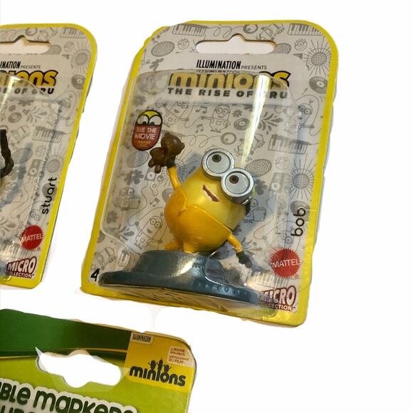 Illumination Entertainment Minions Figurines and Markers Bundle - Picture 3 of 5